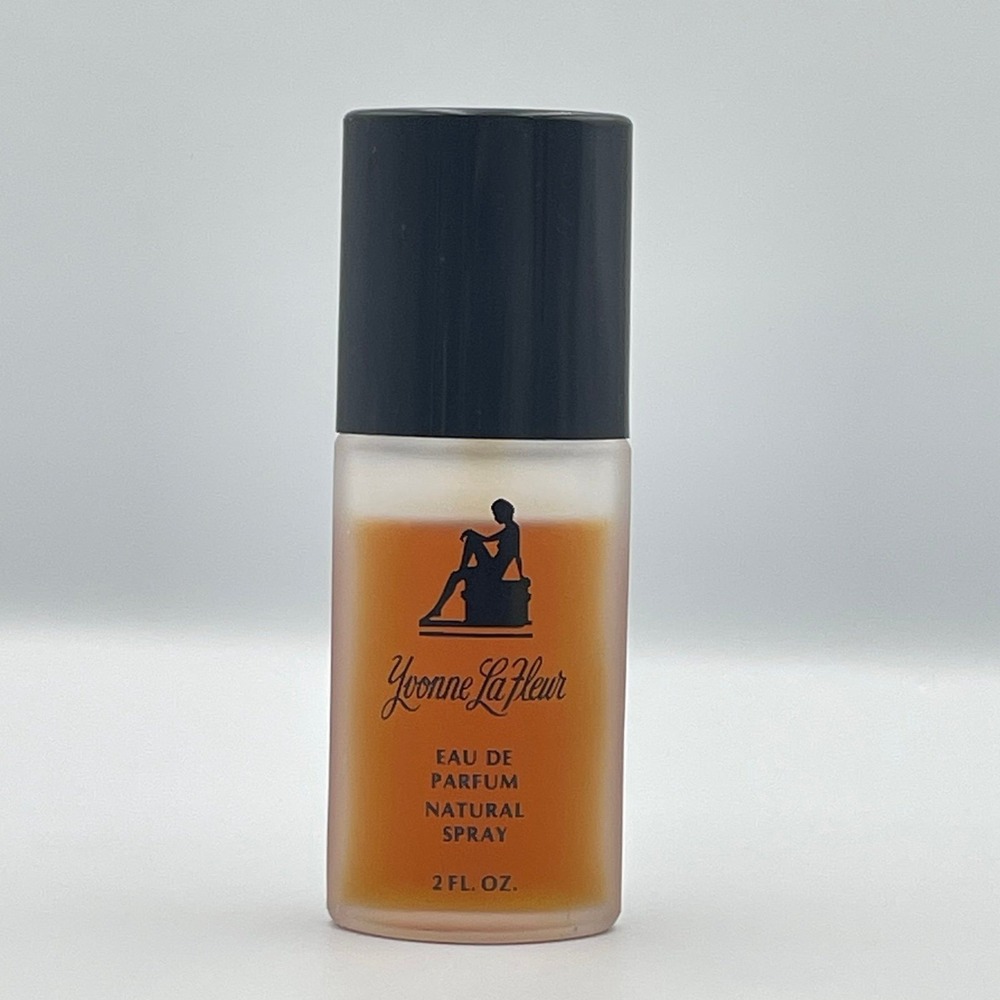 Vintage Yvonne LaFleur Eau De Parfum Natural Spray 2 Fl Oz Partial Bottle - Picture 1 of 7